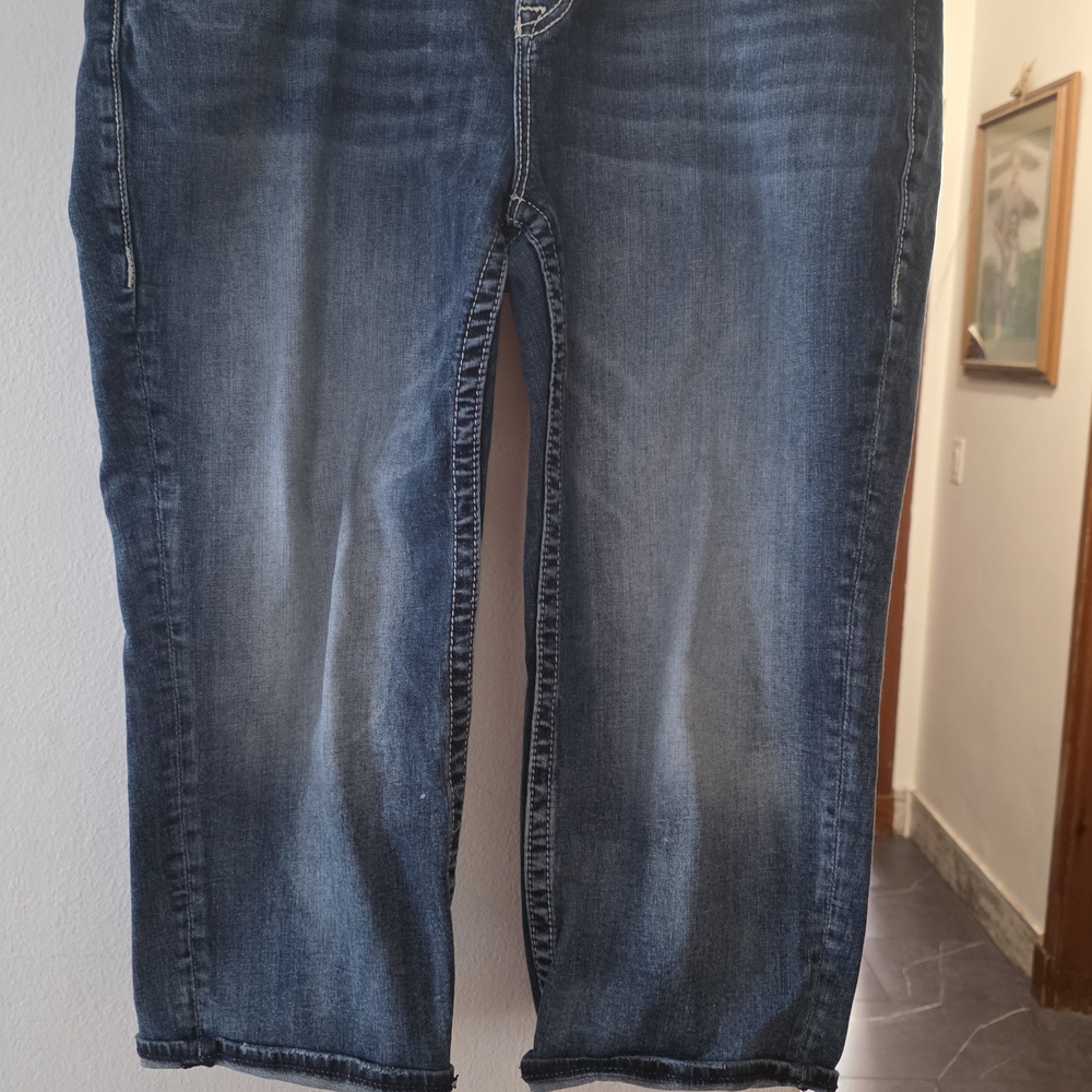 Torrid Blue Jean Shorts for Women - Picture 15 of 16